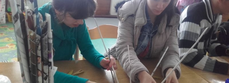 Workshops with volunteers in the Day Care Center for children Workshops