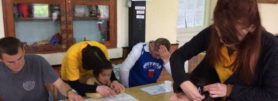 Workshops with volunteers